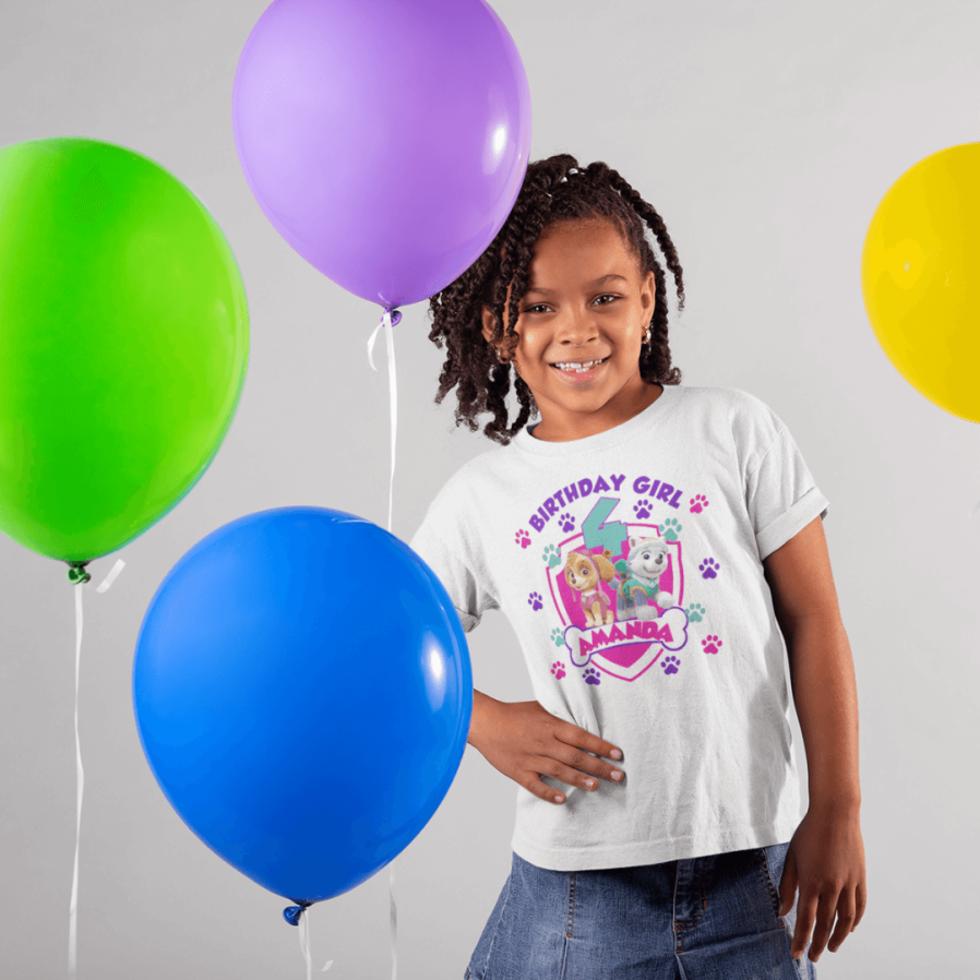 camiseta para cumpleaños - paw patrol (familia) - Imagen 2