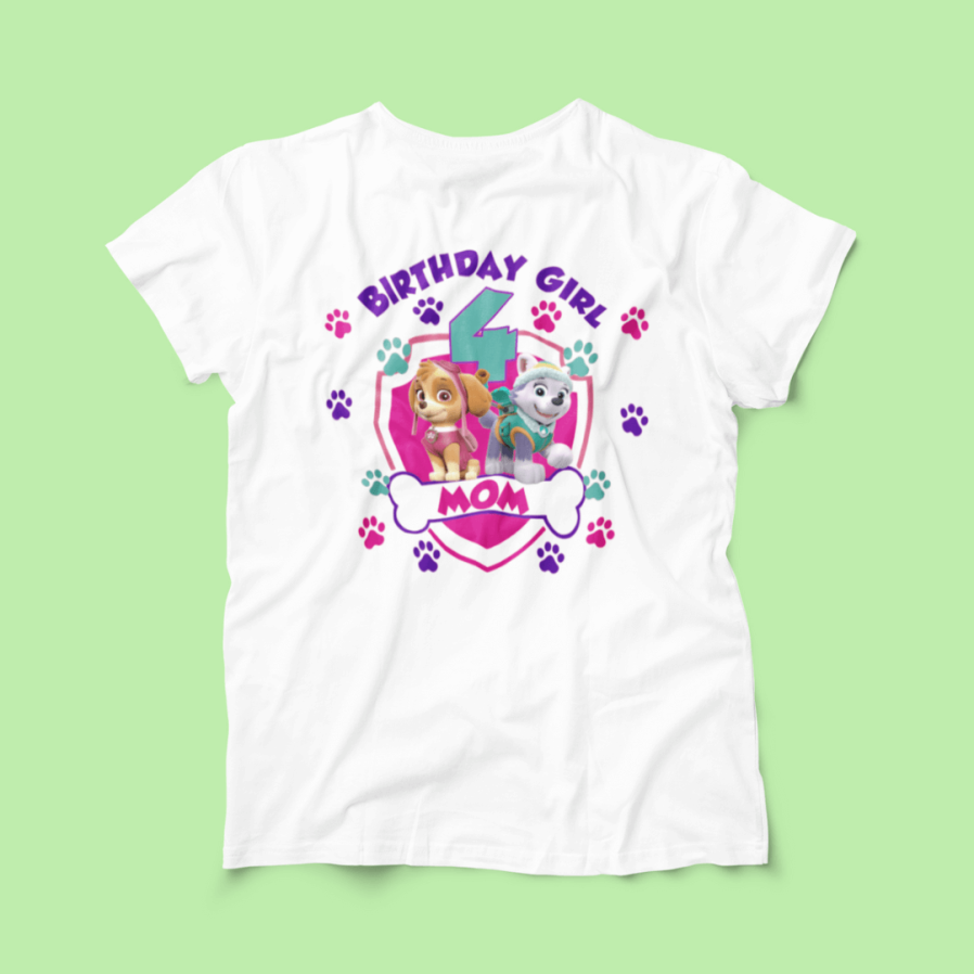 Camiseta para Cumpleaños - PAW PATROL - Imagen 3