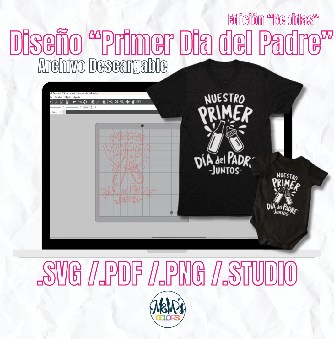 Diseño "Primer dia del padre" Edicion: Bebidas (Archivo Descargable)
