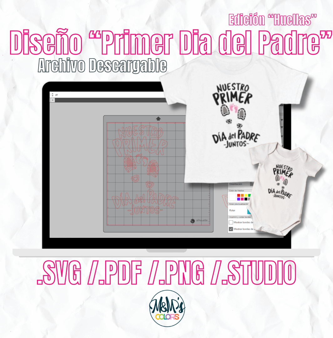 Diseño "Primer dia del padre" Edicion: Huellas (Archivo Descargable)